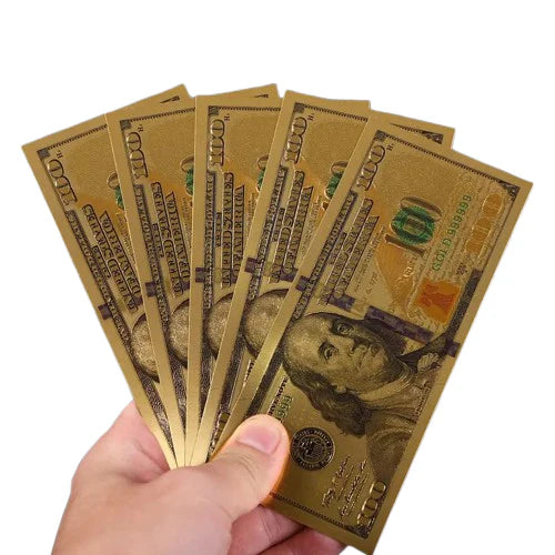 Gold $100 Bill