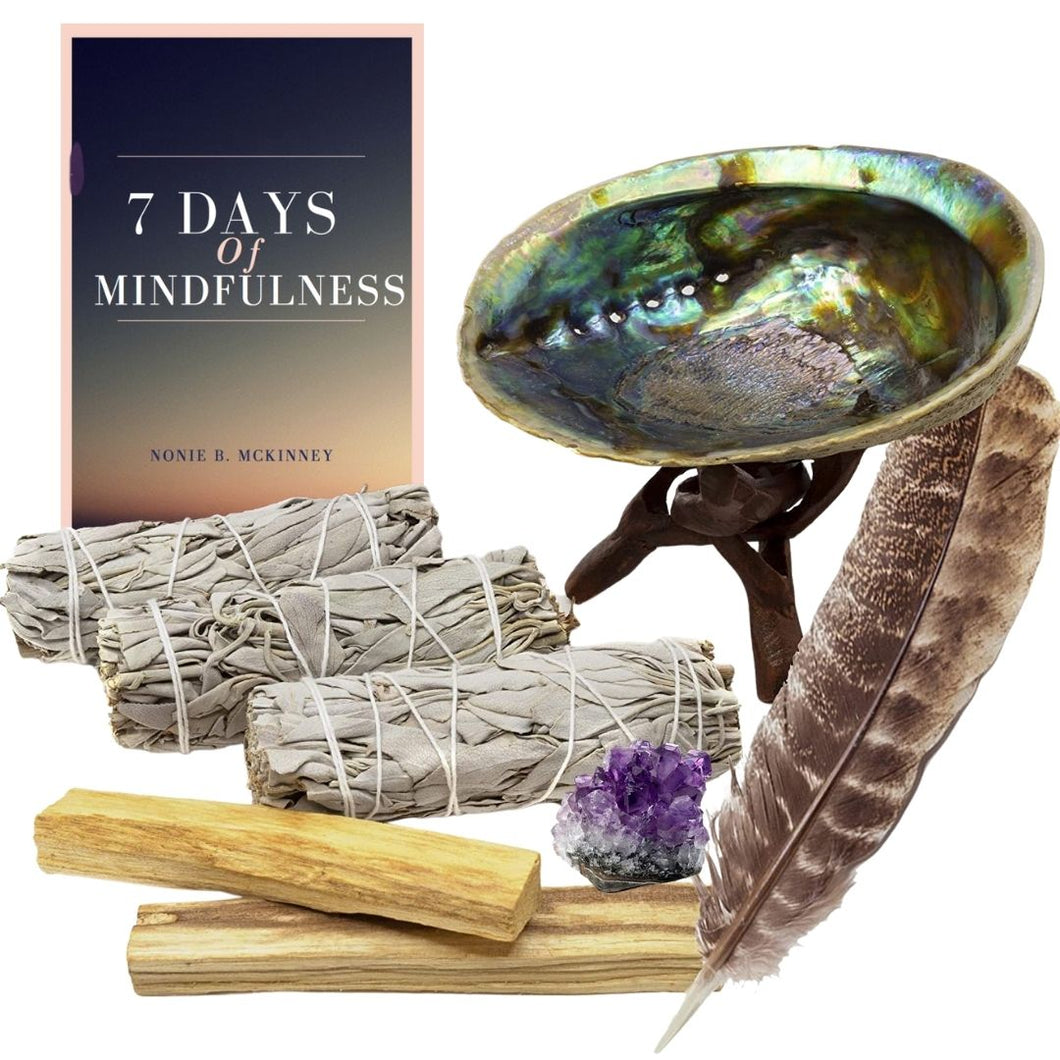 Smudge Kit and Beginner's Gift Set + Healing Meditation Rituals
